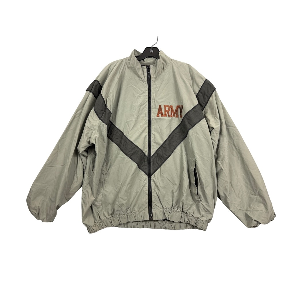 Skilcraft US Army IPFU Training Jacket Grey Large Regular 8415-01-465-4811